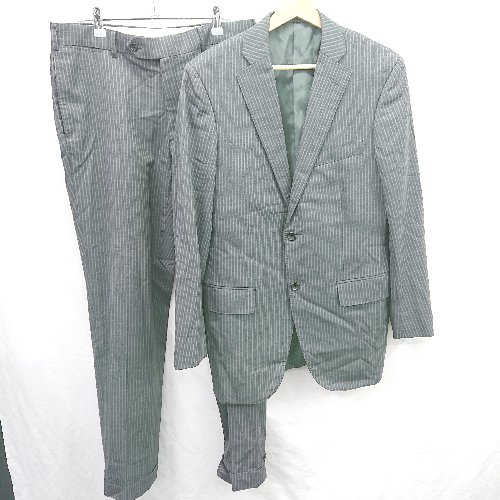 ◇ Θ J.PRESS ジェイプレス 総あり 身長175-180、ウエスト84cm S スーツ上下 サイズA7 グレー系 メンズ E 【中古】 ◇ Θ J.PRESS ジェイプレス 総あり 身長175-180、ウエスト84cm S スーツ上下 サイズA7 グレー系 メンズ E 【中古】