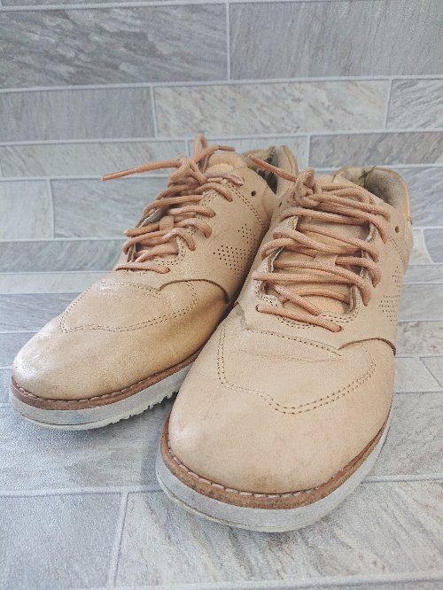◇ Θ NEW BALANCE ニューバランス 745 約23.5cm相当 スニーカー シューズ ベージュ系 レディース E 【中古】