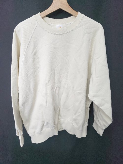 ◇ ⊇ sportswear スポーツウェア 裏起毛 長袖 スウェット トレーナー サイズL ベージュ系 メンズ E 【中古】