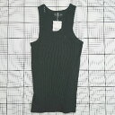 ◇ ⊃ VANQUISH ヴァンキッシュ リブ系 シンプル系 長袖 タンクトップ サイズL ブラック系 レディース メンズ E 【中古】