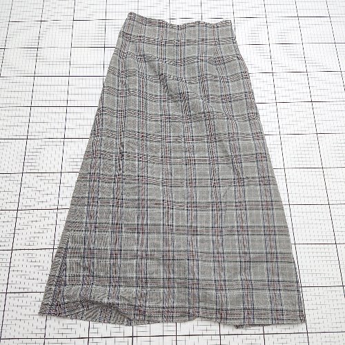 ◇ Θ Techichi テチチ シンプル系 ロング丈 タイト スカート サイズM グレー系 レディース E 【中古】(4)