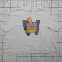 ◇ ⊃ DOUBLE NAME ダブルネーム カジュアル系 半袖 クルーネック半袖Tシャツ サイズF ホワイト系 レディース メンズ E 【中古】