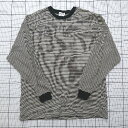 ◇ ⊇ CIAOPANIC TYPY チャオパニックティピー ボーダー柄 長袖 クルーネックロンTシャツ サイズF ボーダー系 レディース メンズ E 【中古】