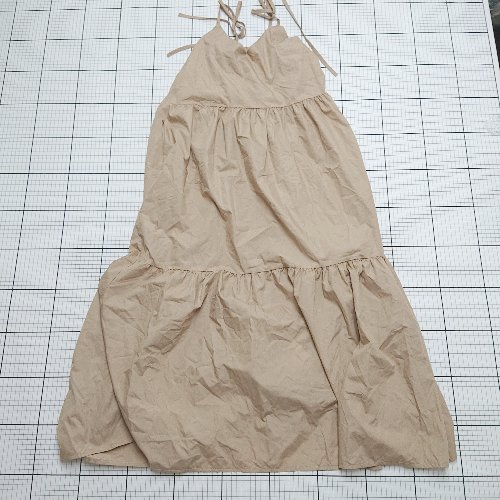 ◇ ⊂ 美品 GRL グレイル エレガント - ロング ロングキャミワンピース サイズF ベージュ系 レディース E 【中古】