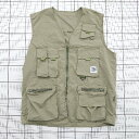 ◇ ⊂ SMKL シンプル系 ノースリーブ フィッシングベスト サイズF カーキ系 メンズ E 【中古】