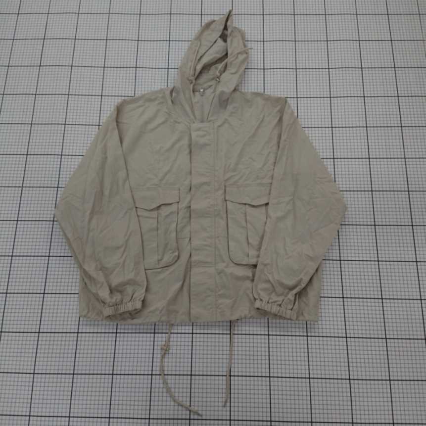 ◇ Θ ZIP FIVE ジップファイブ ゆったり 長袖 ブルゾン ジャンパー サイズM ライトベージュ系 メンズ E 【中古】