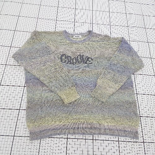 ◇ ⊇ sedacle セダクル グラデーション 長袖 ニット セーター サイズM イエロー ブルー系 マルチ レディース E 【中古】