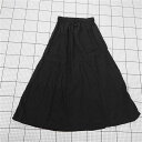 ◇ ⊂ ZARA ザラ ナイロン ロング丈 フレア スカート サイズEUR XS USA XS MEX 24 ブラック系 レディース E 【中古】