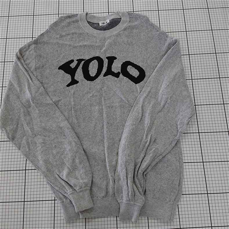 ◇ ⊇ re_k by JUNRED レク バイ ジュンレッド 長袖 ニット セーター サイズS グレー系 メンズ E 【中古】(4)