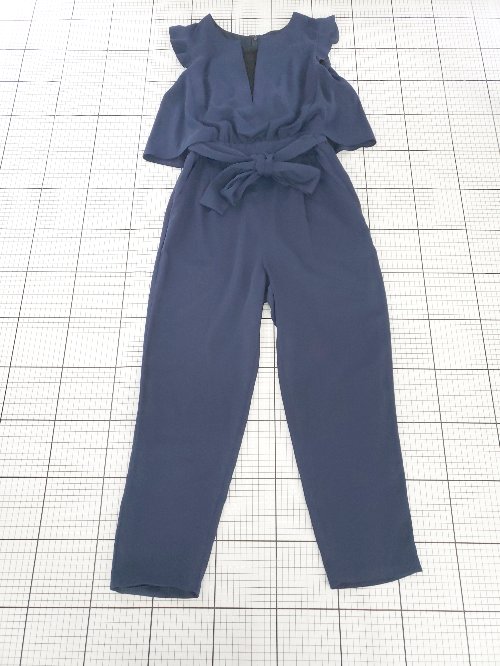 ◇ Θ JILL STUART ジル スチュアート ノースリーブ オールインワン サイズS ネイビー系 レディース E 【..