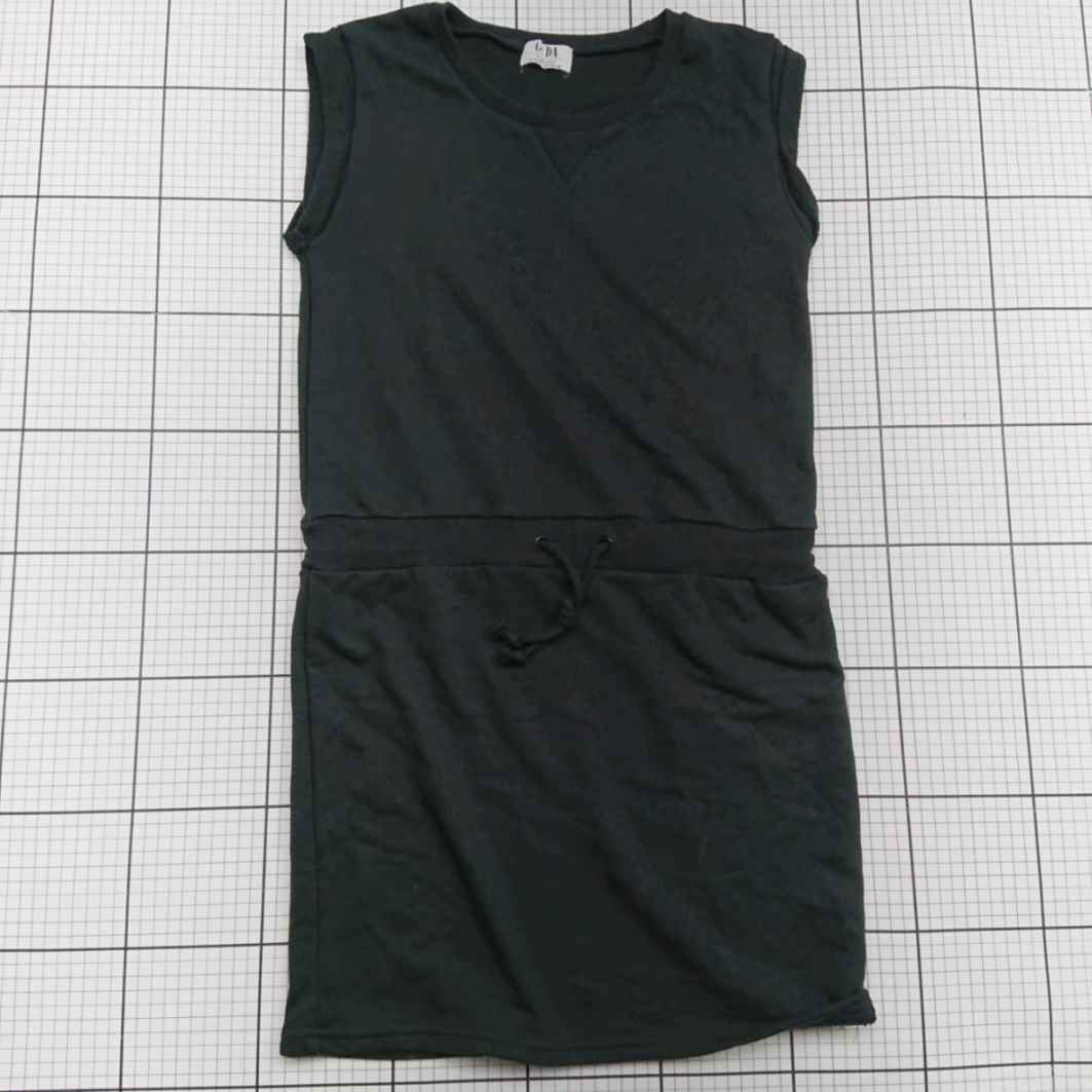 ◇ ⊇ GYDA シンプル系 ノースリーブ 膝丈 ワンピース サイズF ブラック系 レディース E 【中古】