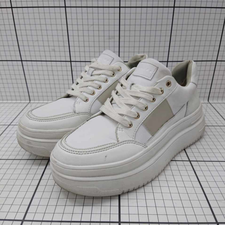 ◇ Θ  Lucida 厚底スニーカー ホワイト系×ベージュ系 1 レディース E 【中古】