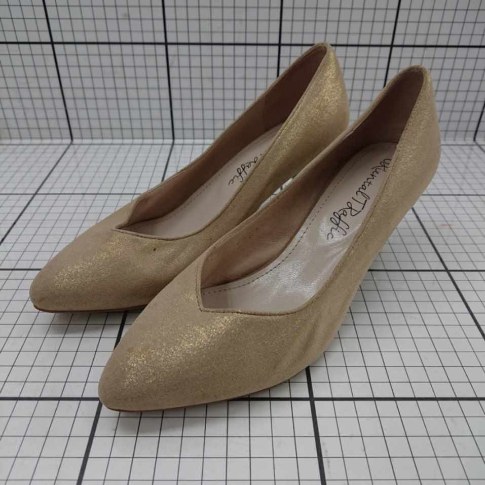 ◇ Θ オリエンタルトラフィック 大人系 ポインテッドトゥヒールパンプス サイズ23cm ベージュ系 レディース E 【中古】