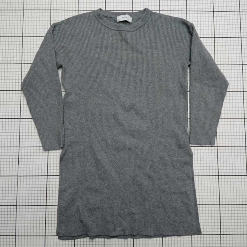 ◇ ⊇ 【アズールバイマウジー AZUL BY MOUSSY】250BAZ70-463H リブニットワンピース グレー系 Mサイズ E..