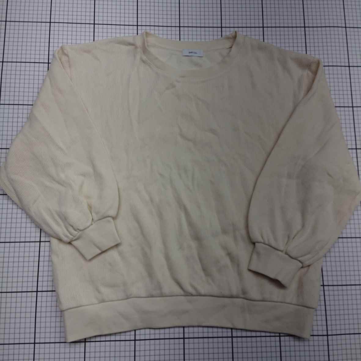 ◇ ⊇ SHIPS シップス ニット 長袖 トレーナー サイズF ホワイト系 メンズ E 【中古】