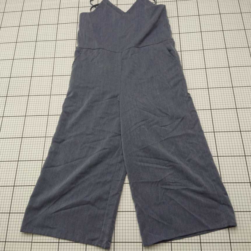 ◇ ⊂ ヤミーグライムス シンプル系 ノースリーブ オールインワン サイズM ブルー系 レディース E 【中古】