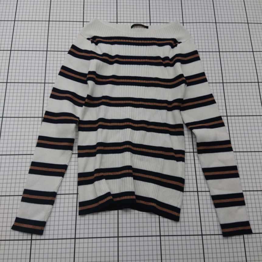 ◇ ⊇ BARNYARDSTORM ニット 長袖 ニット サイズ1 ホワイト系 レディース E 【中古】