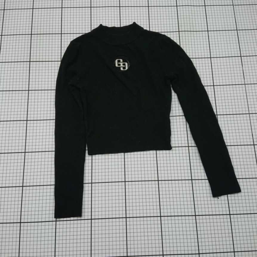 ◇ ⊇ GYDA リブニットトップス ブラック系 Fサイズ レディース E 【中古】