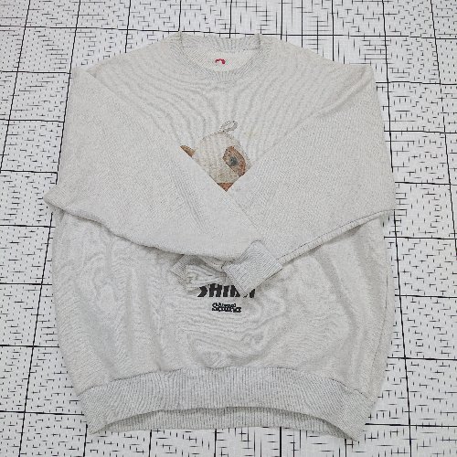 ◇ ⊇ FREAK'S STORE フリークスストア 犬プリント 長袖 アニマルプリントトレーナー サイズM グレー系 レディース E 【中古】(4)