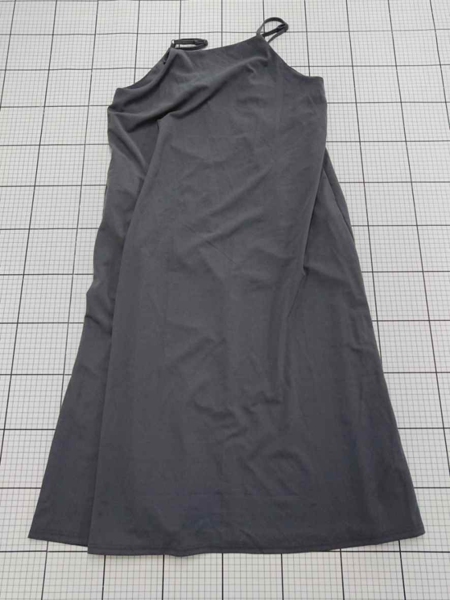 ◇ ⊂ 美品 SHOO・LA・RUE キャミソールワンピース ダークグレー系 L レディース E 【中古】