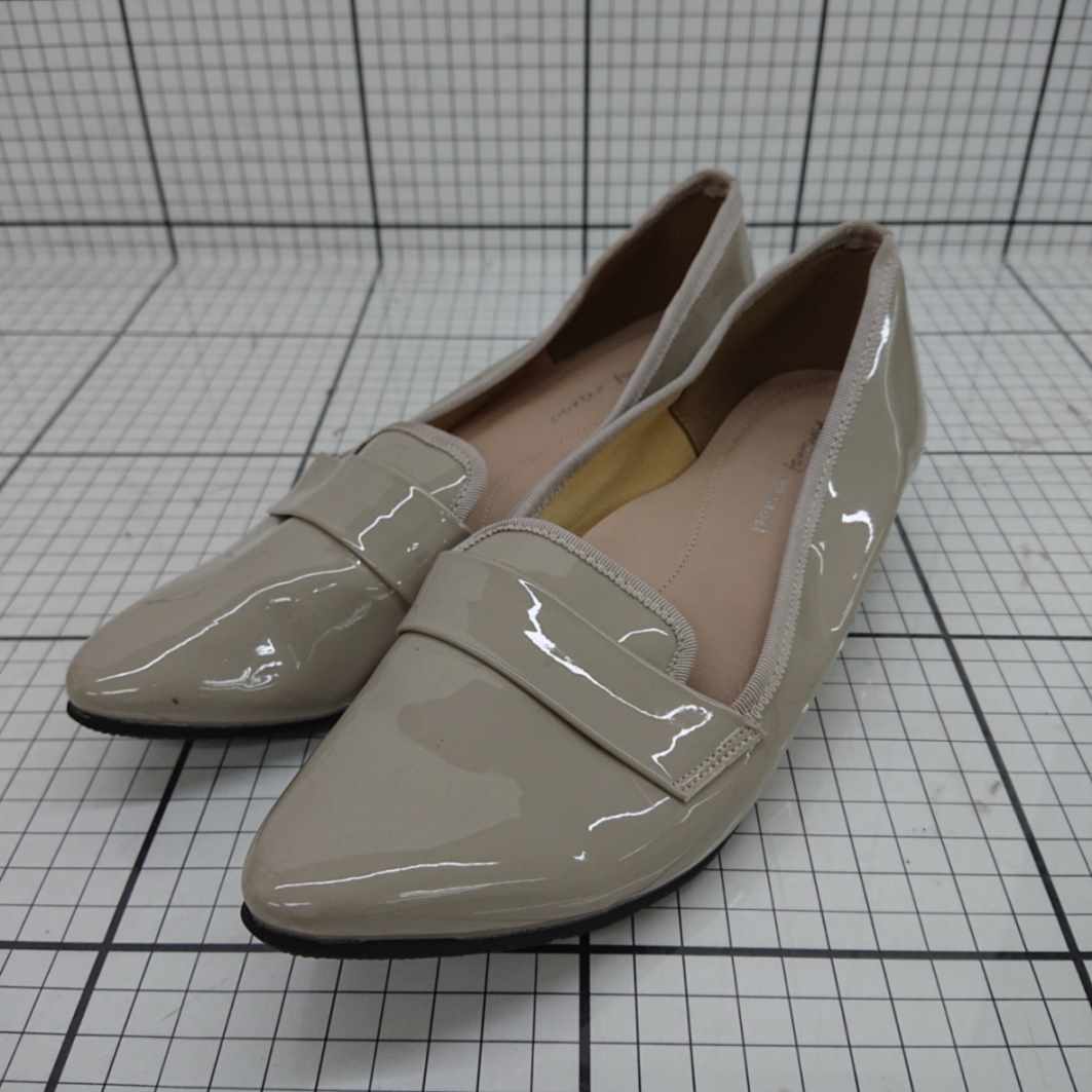 ◇ Θ 【ポーター フォーチュン porter fortune】エナメルローファー ベージュ系 23.5cm レディース レディース E 【中古】