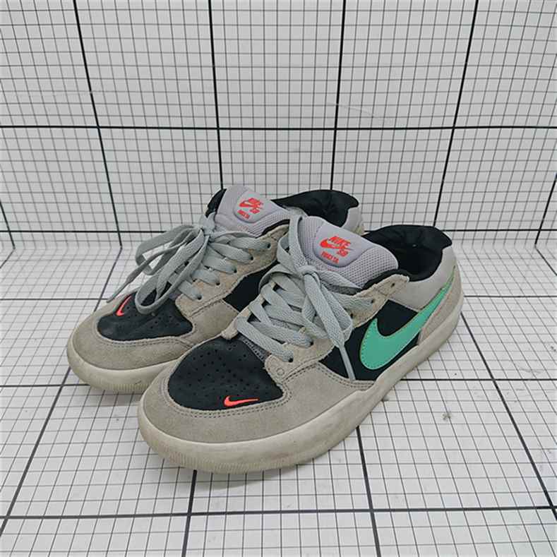 ◇ Θ 【ナイキ Nike】SB フォース58 CZ2959-006 グレー系 24.5cm スケートボードシューズ E 【中古】