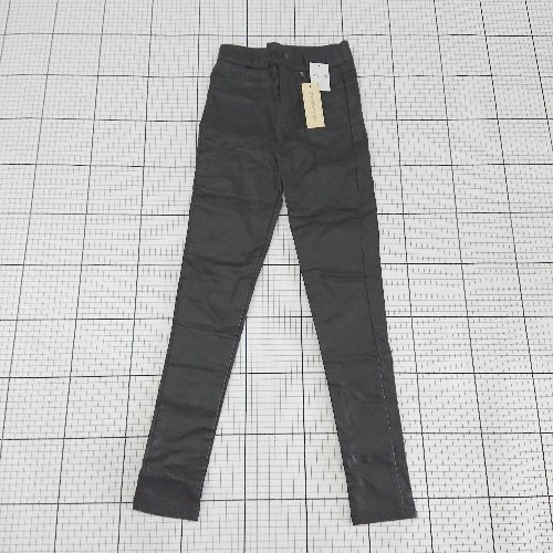 ◇ 未使用 ⊆ Pumpkin Port パンプキンポート レザー スキニー パンツ サイズM ブラック系 レディース E 【中古】(4)