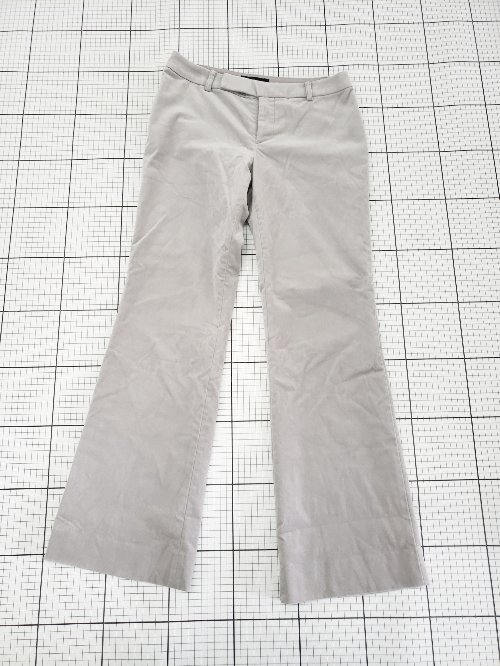 ◇ ⊇ INDIVI インディヴィ ベロア調 フレアパンツ サイズ36 グレー系 レディース E 【中古】