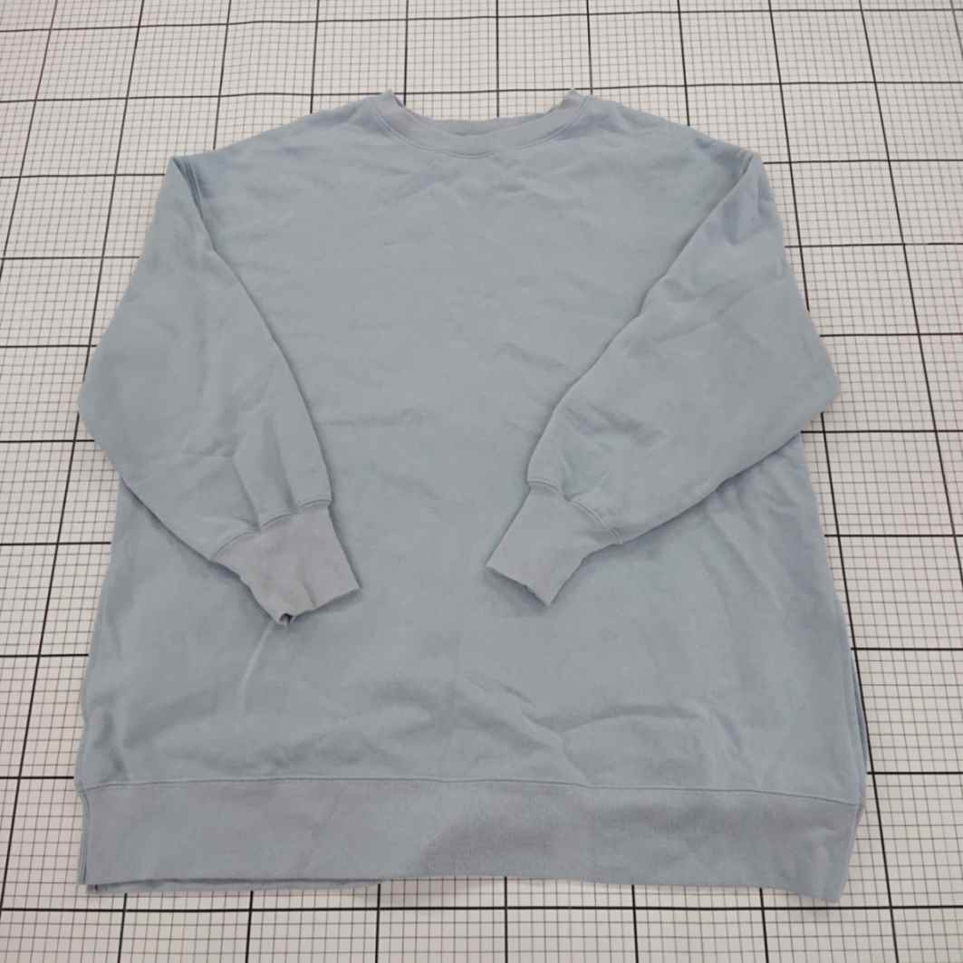 ◇ ⊇ LEPSIM レプシィム 裏起毛 長袖 プルオーバー トレーナー サイズF ライトブルー系 レディース E 【中古】