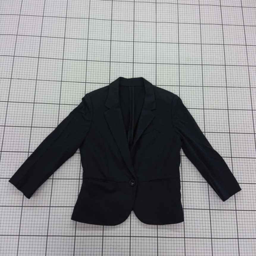 ◇ Θ WHITE JOOLA ホワイトジョーラ コットン 長袖 ジャケット サイズ9 ネイビー系 レディース E 【中古】(4)