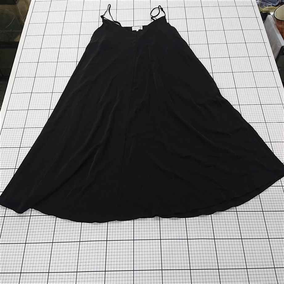 ◇ ⊂ LAKOLE ラコレ シンプル キャミソール ロング ワンピース サイズM ブラック系 レディース E 【中古】