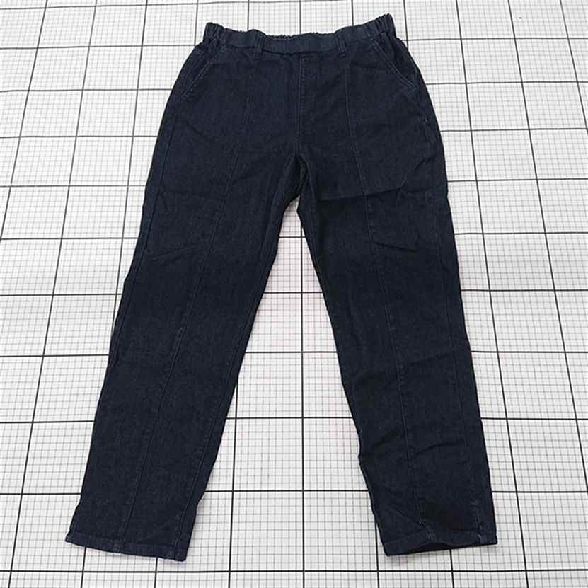 ◇ ⊂ Live in comfort リブインコンフォート ウエストゴム デニム パンツ サイズL ネイビー系 レディース E 【中古】