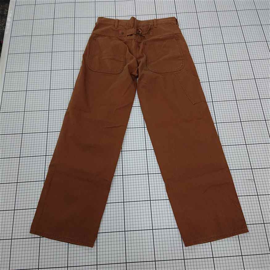 ◇ Θ BEAMS BOY ビームス ボーイ コットン100% セミワイド パンツ サイズ2 ブラウン系 メンズ E 【中古】