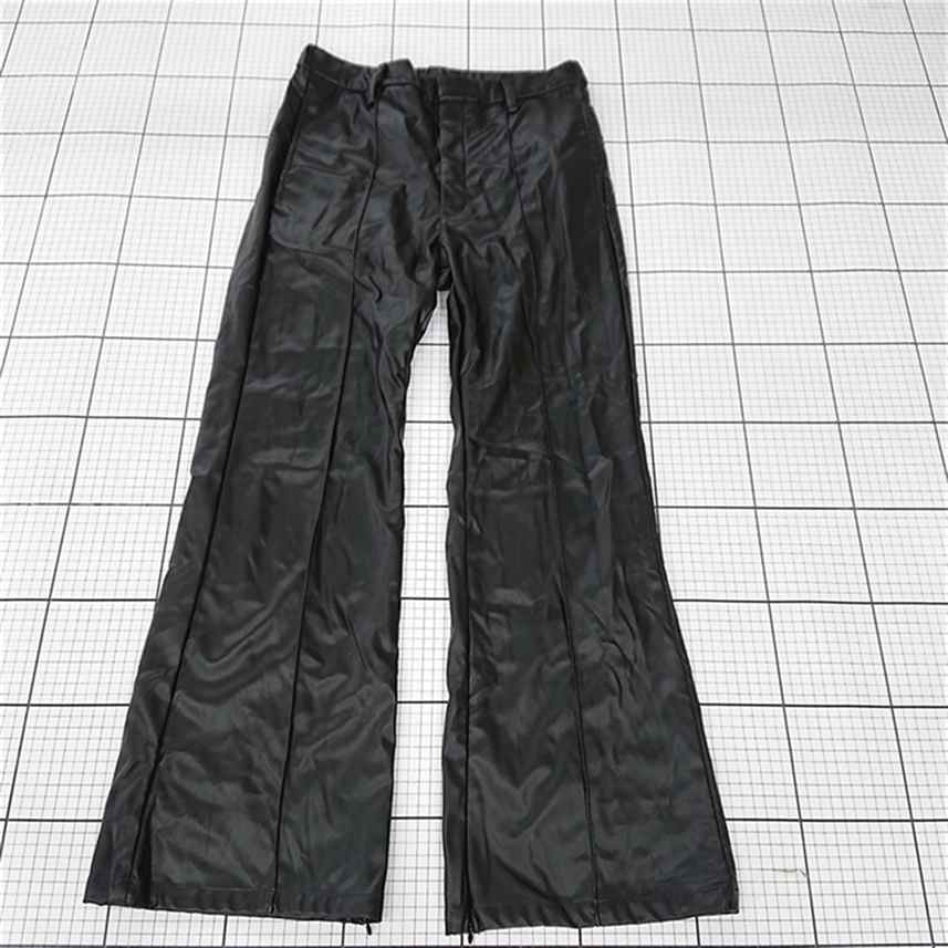 ◇ ⊇ 【エルノロゼット Ellno Loset】EL205023BW フェイクレザー ワイドパンツ ブラック系 Mサイズ E 【中古】