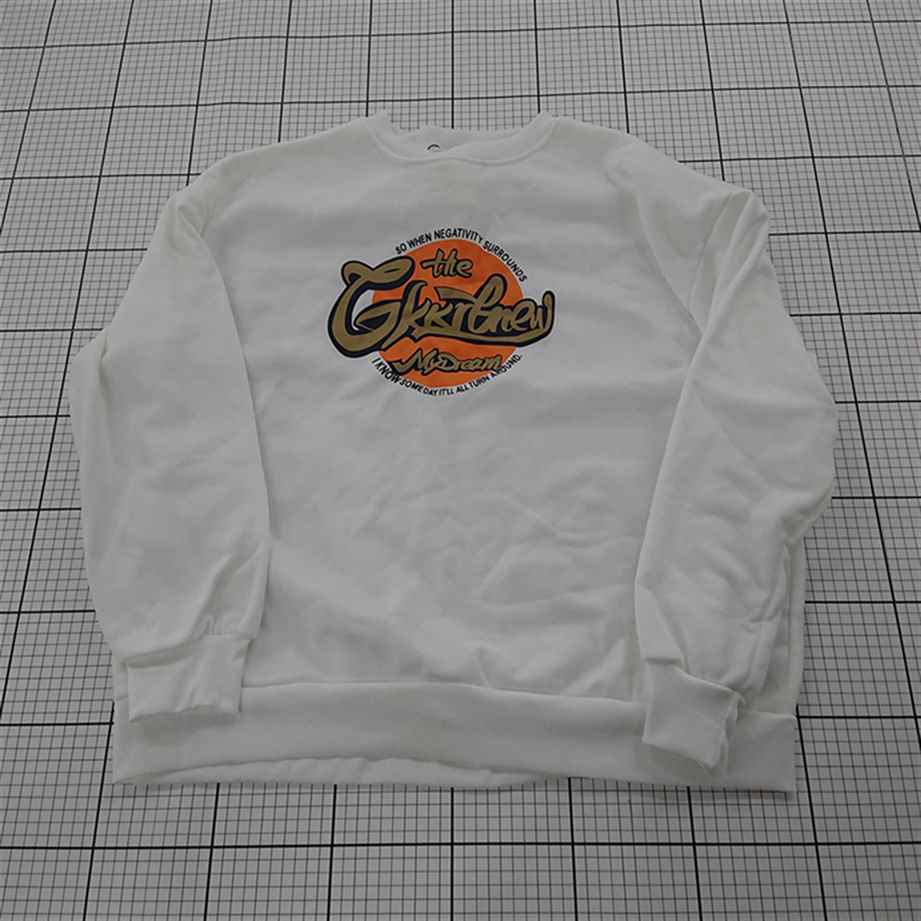 ◇ ⊇ 未使用 【アンカースミス AnchorSmith】SMIIs416 グラフィックロゴ スウェット ホワイト系 XLサイ..