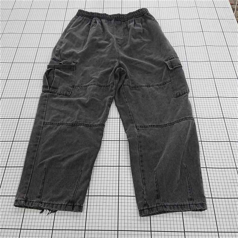 ◇ Θ 【ショウタイム】カーゴパンツ ブラック系 ポリエステル100% メンズ E 【中古】