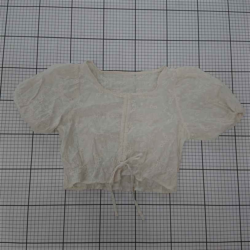 ◇ ⊂ ems excite エムズエキサイト レースブラウス ホワイト系 レディース E 【中古】