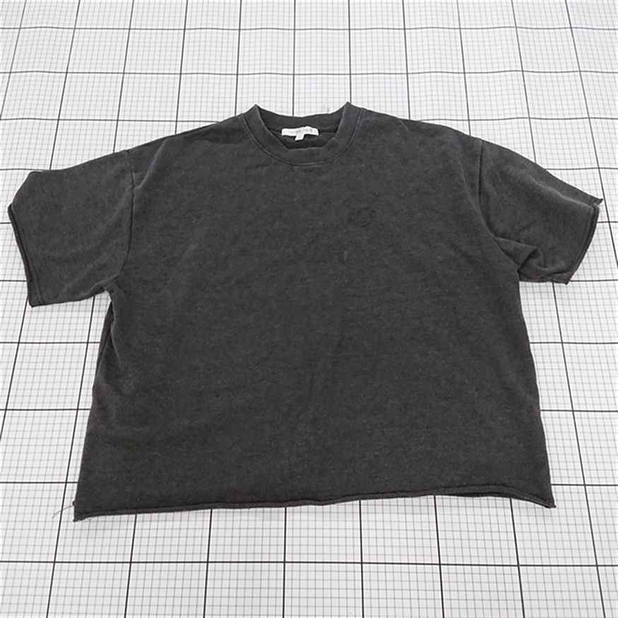 ◇ ⊂ アンカー・スミス Anchor Smith ワンポイント刺繍Tシャツ チャコール系 メンズL E 【中古】