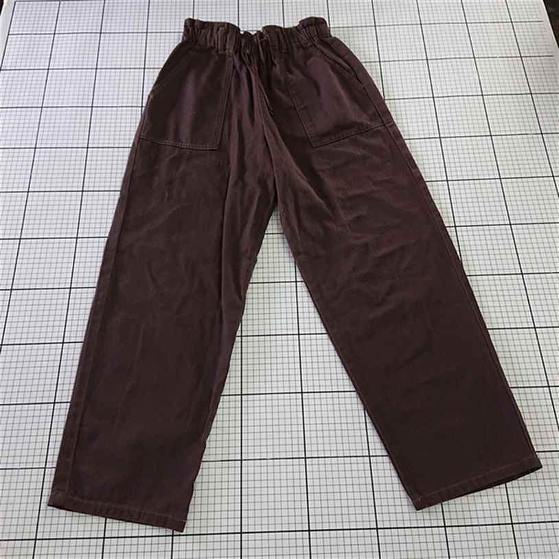 ◇ ⊇ BONLECILL ボンルシール コットンパンツ ブラウン系 フリーサイズ レディース E 【中古】