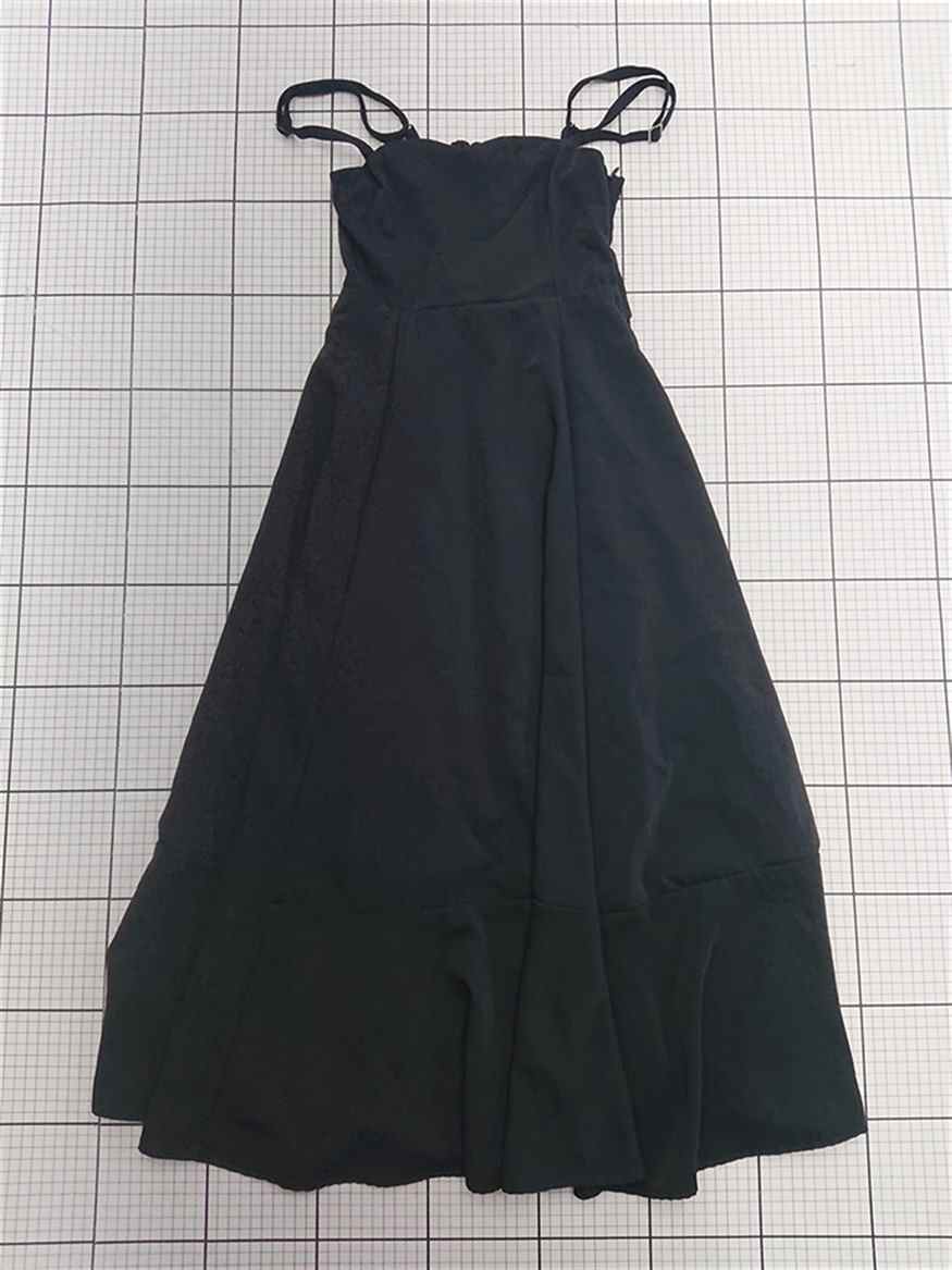 ◇ ⊇ ティティーアンドコー titty&Co. キャミワンピース ブラック系 フリーサイズ レディース E 【中古】