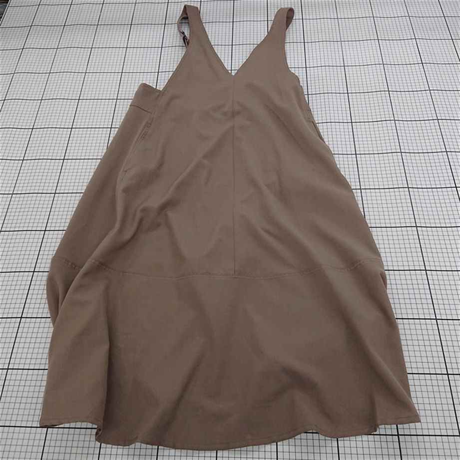 ◇ Θ ワンピース マイニア My:nia ジャンパースカート ベージュ系 Mサイズ レディース E 【中古】(4)