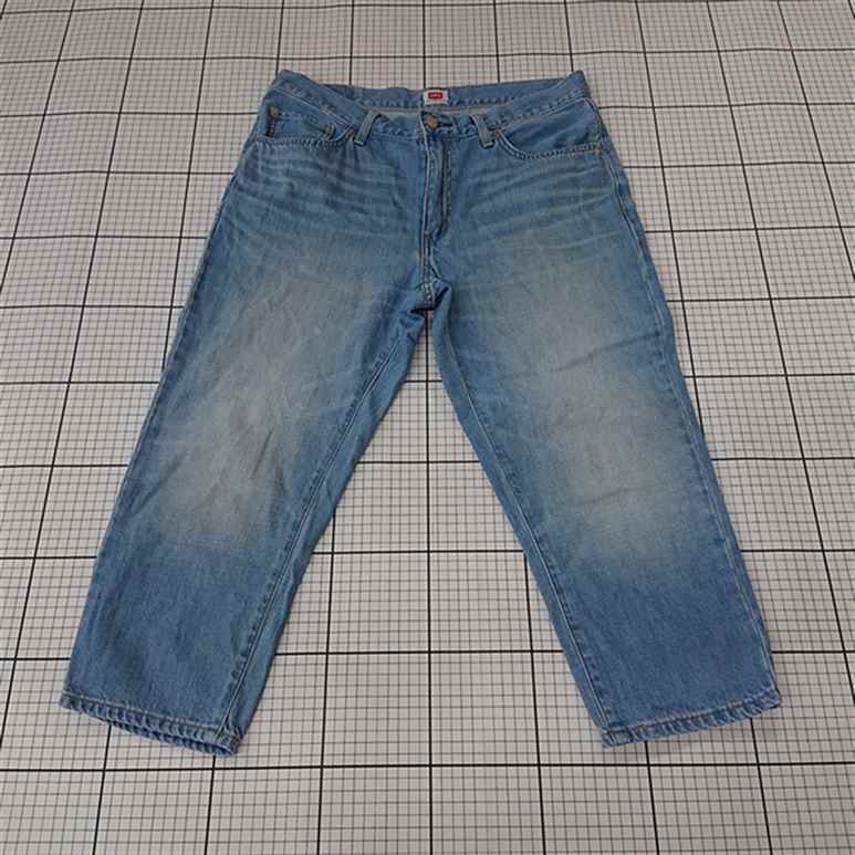 ◇ Θ エドウイン EDWIN EMS011 ライトブルー デニムパンツ メンズ Lサイズ E 【中古】