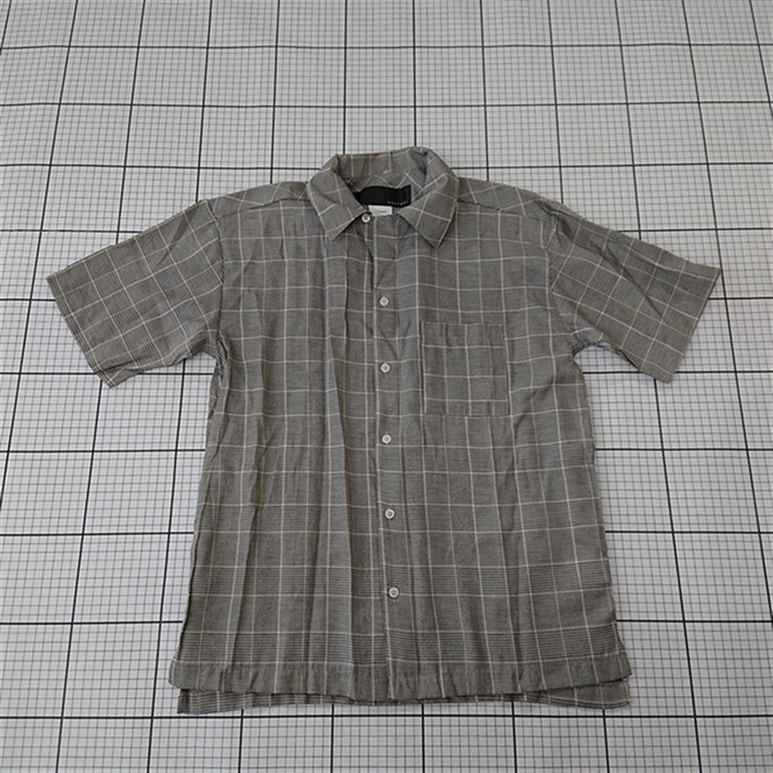 ◇ ⊂ ロフトスキー rövtski 194021H チェック柄半袖シャツ グレー系 メンズ M E 【中古】