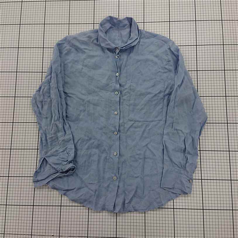 ◇ ⊂ インティミッシミ Intimissimi リネンシャツ ライトブルー系 Mサイズ メンズ E 【中古】