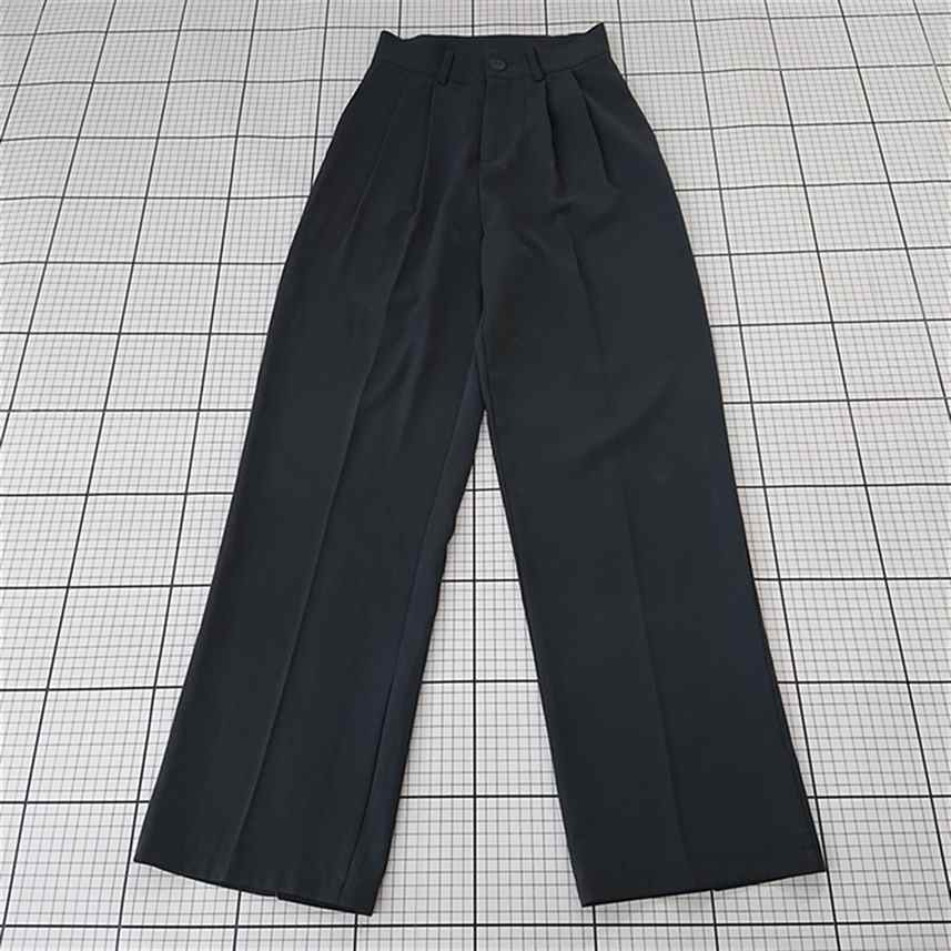 ◇ ⊂ me+em select ミームセレクト ポリエステルワイドパンツ ブラック系 S レディース E 【中古】