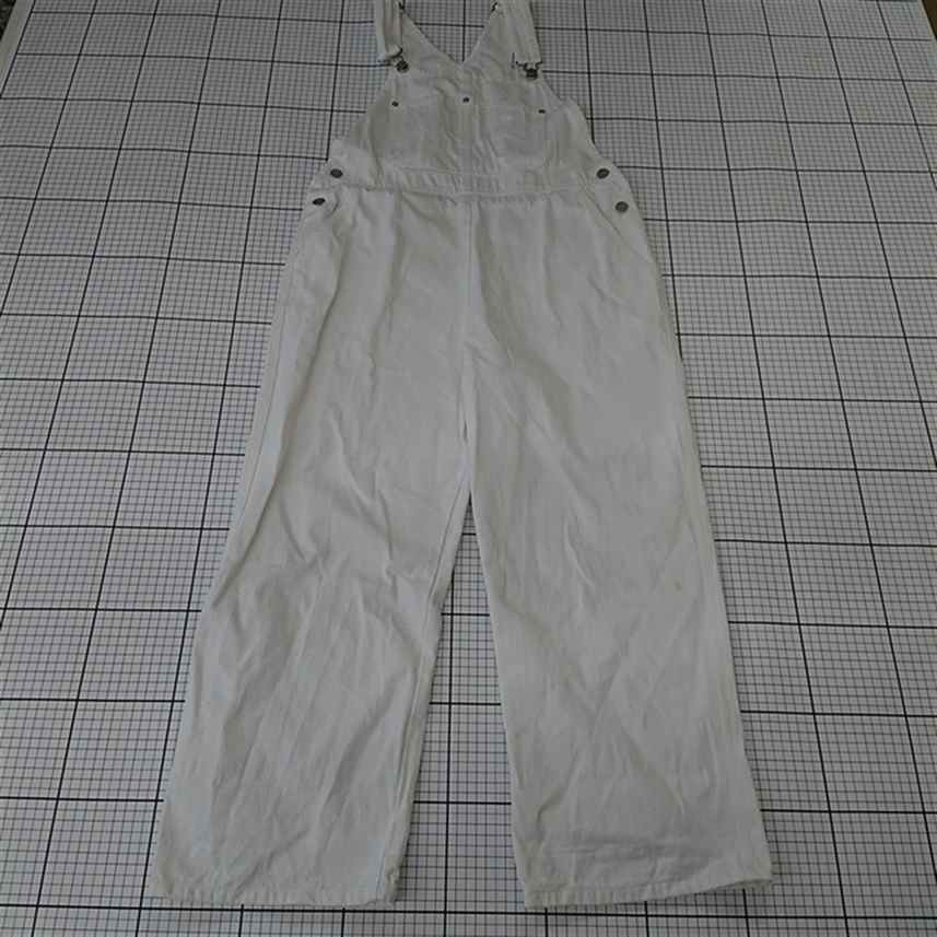 ◇ Θ フラネール flaner オーバーオール Fサイズ ホワイト系 レディース F E 【中古】