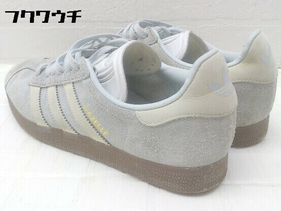 ◇ adidas アディダス GAZELLE W ガゼル CQ2178 スニーカー シューズ サイズ25cm ライトブルー レディース 【中古】