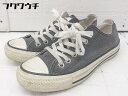 ◇ CONVERSE コンバース 1SC338 ALL STAR US FRAYEDDENIM OX スニーカー シューズ サイズ23.5 ダークグレー系 レデ...