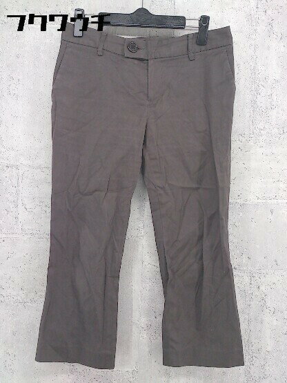 ◇ Spick and Span スピックアンドスパン 七分丈 八分丈 サブリナ パンツ サイズ40 ブラウン レディース 【中古】