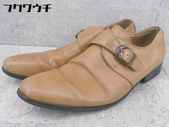 ◇ SARABANDE サラバンド ドレス ビジネス モンク シューズ サイズ42 ブラウン メンズ 【中古】